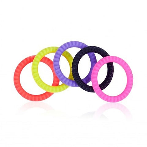 Erection Commander Stretchy Cock Ring 5 Pack