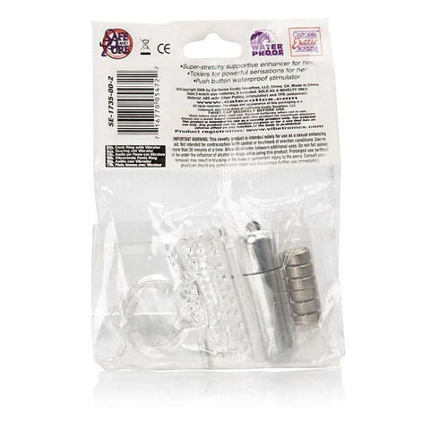 Vibrating Action Enhancer Cock Ring by California Exotics