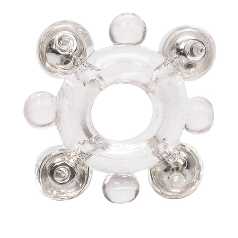 Erection Enhancer Cock Ring with Beads by California Exotics