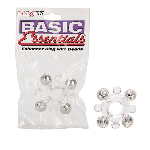 Erection Enhancer Cock Ring with Beads by California Exotics