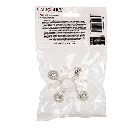 Erection Enhancer Cock Ring with Beads by California Exotics