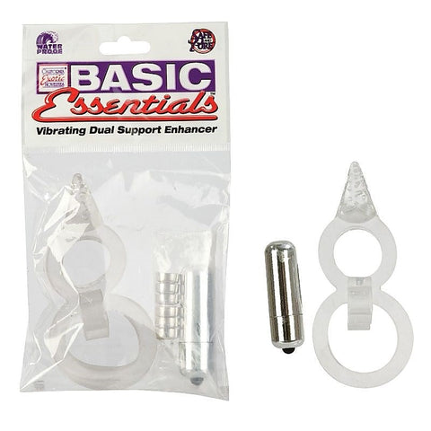 Vibrating Dual Support Enhancer Cock Ring
