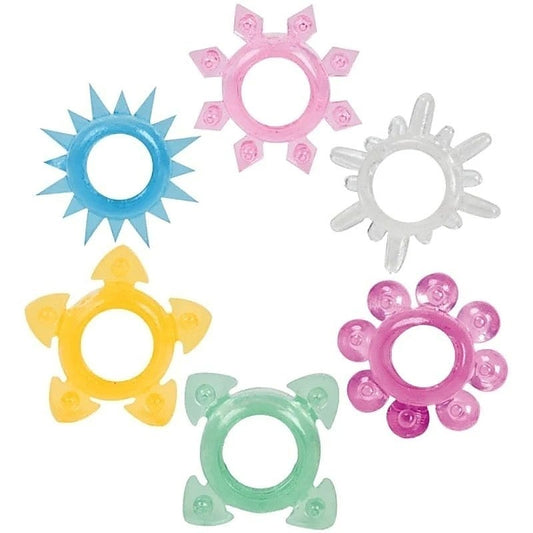 Tower of Power Stretchy Cock Rings by Doc Johnson