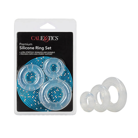 Silicone Cock Ring Set by California Exotics