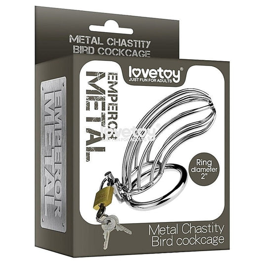 Metal Chastity Bird Cock Cage by Lovetoy