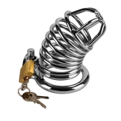 Jailed Metal Chastity Cage by Lovetoy