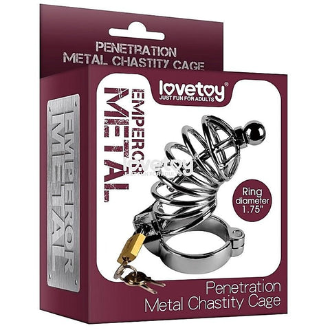 Penetration Metal Chastity Cage by Lovetoy