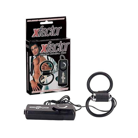 Xfactor Vibrating Cock and Ball Rings by Seven Creations