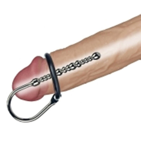 Emperor Metal Stainless Steel Penis Plug with Glans Ring
