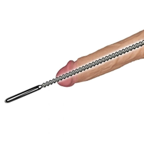 Emperor Metal Stainless Steel Ribbed Urethral Dilator