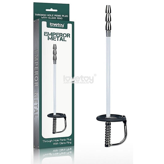 Emperor Metal Through Hole Penis Plug by Lovetoy