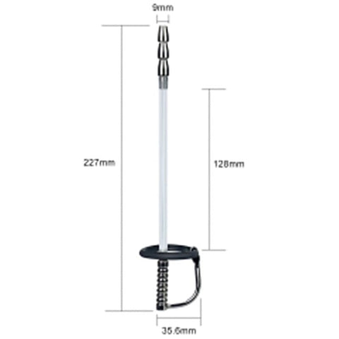 Emperor Metal Through Hole Penis Plug by Lovetoy