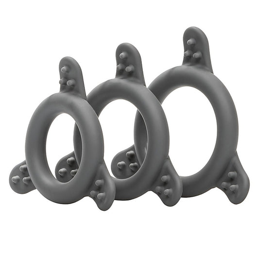 Pro Series Silicone Cock Ring Set by California Exotics