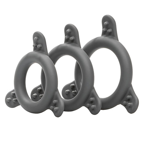 Pro Series Silicone Cock Ring Set by California Exotics