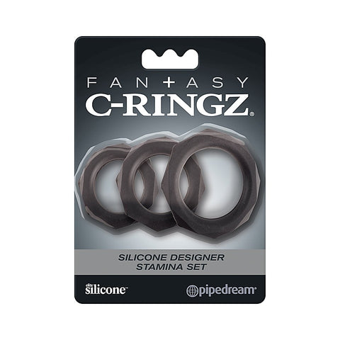 Fantasy C-Ringz Silicone Designer Stamina Set by Pipedream