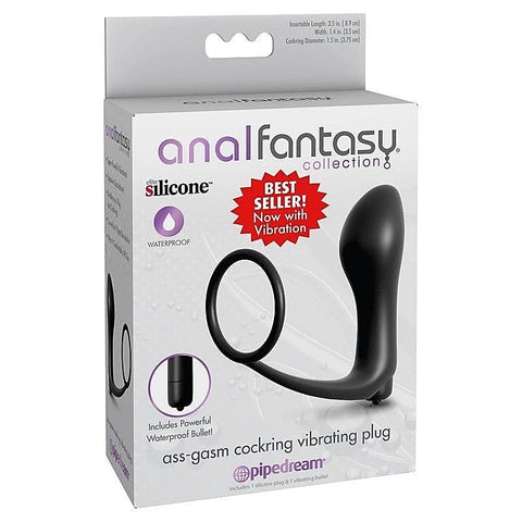 Ass-Gasm Cockring Vibrating Plug by Pipedream Products