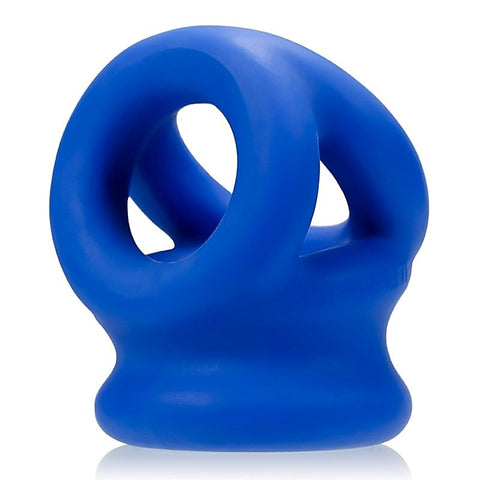 Tri-Squeeze 3-Cock Ring Ballstretching Sling by Oxballs