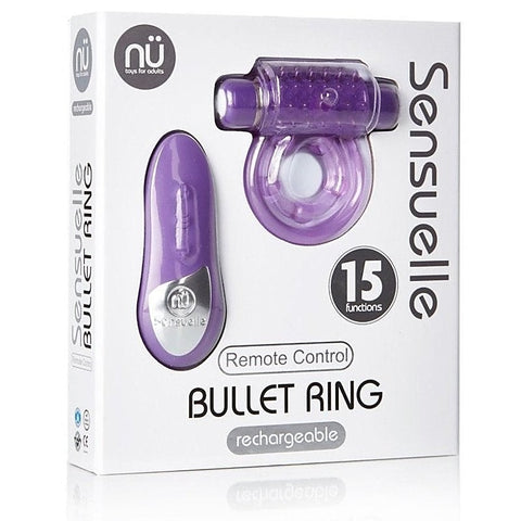 Remote Control Bullet Cock Ring by Nu Sensuelle