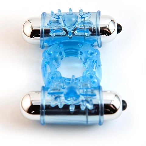 S-Wet Double Action Dual Bullet Cock Ring by Nu Sensuelle
