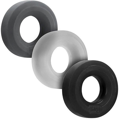 HUJ3 C-Ring 3 Pack Multi Colour by Hunkyjunk