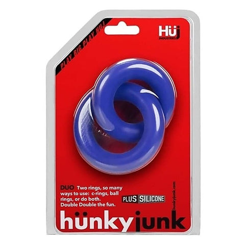 DUO Linked Cock/Ball Rings by Hunkyjunk