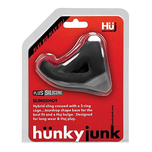 Slingshot 3-Cock Ring Teardrop Sling by Hunkyjunk