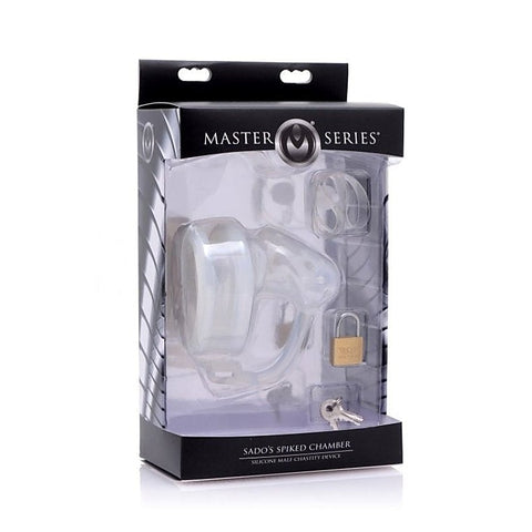 Spiked Chamber Silicone Male Chastity Device by XR Brands