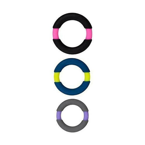 All Night Stand 3 Cock Ring Set by NANMA Corporation