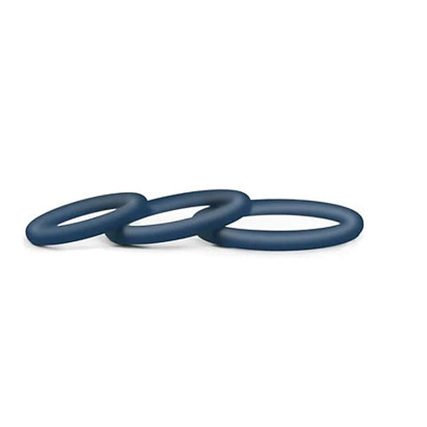 Hombre Snug-Fit Silicone Thin C-Rings 3 pk by Topco