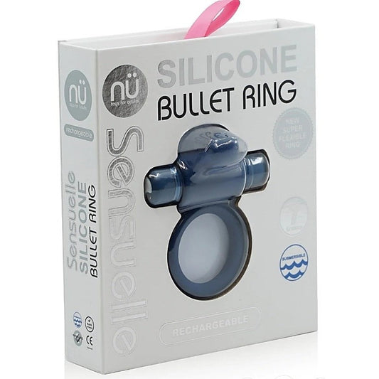 Silicone Bullet Cock Ring by Nu Sensuelle