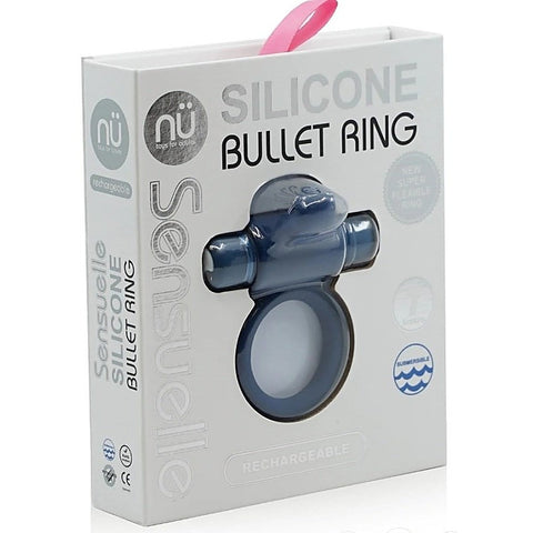 Silicone Bullet Cock Ring by Nu Sensuelle