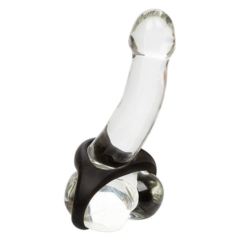 Ultra Soft Stretchy Dual Cock Ring by California Exotics