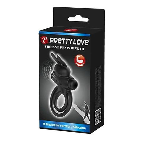 Pretty Love Vibrant Penis Ring III by Baile