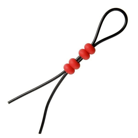 Master Series Crimson Tied Bolo Lasso Cock Ring by XR Brands