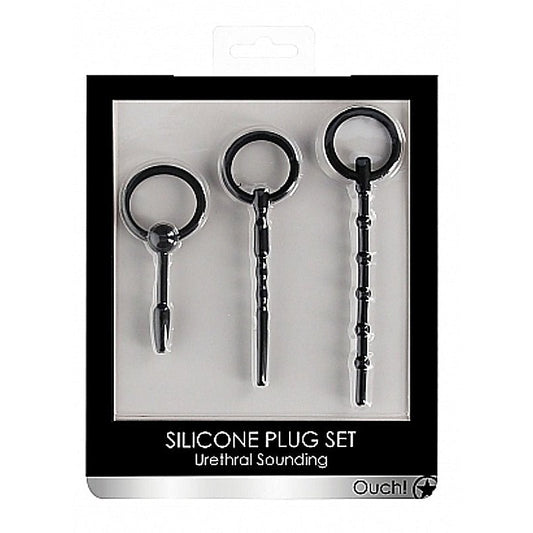 Ouch! Urethral Sounding Plug Set by Shots Toys