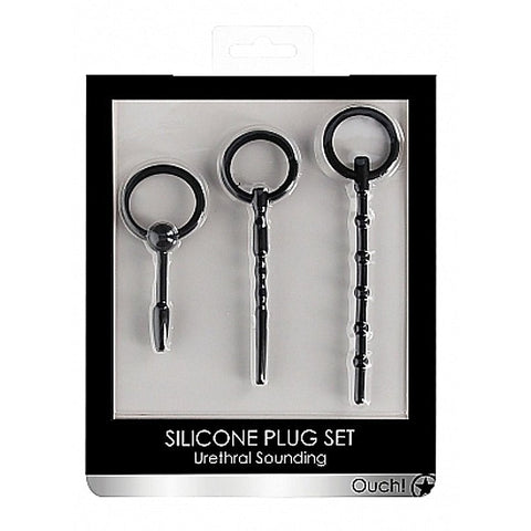 Ouch! Urethral Sounding Plug Set by Shots Toys