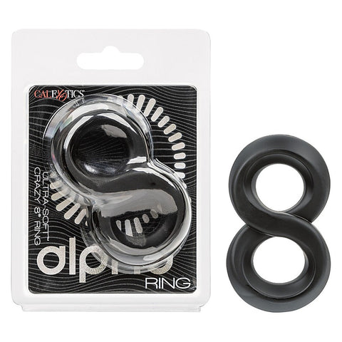 Alpha Ultra-Soft Crazy 8 Mens Cock Ring