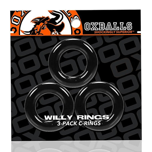 Willy Cock Rings 3 Pack by Oxballs