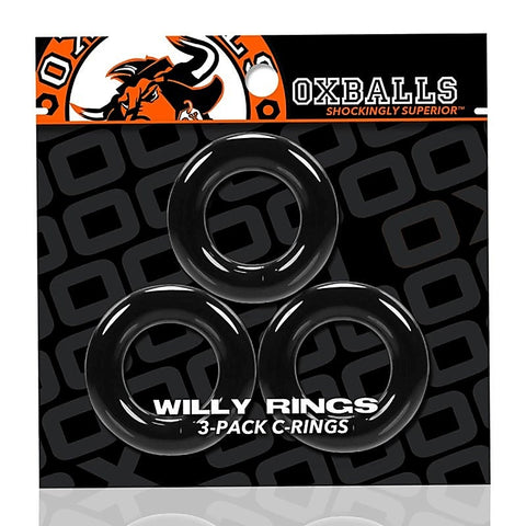 Willy Cock Rings 3 Pack by Oxballs