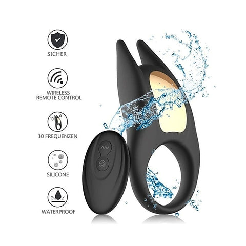 Wireless Vibrating Pleasure Cock Ring by Winyi
