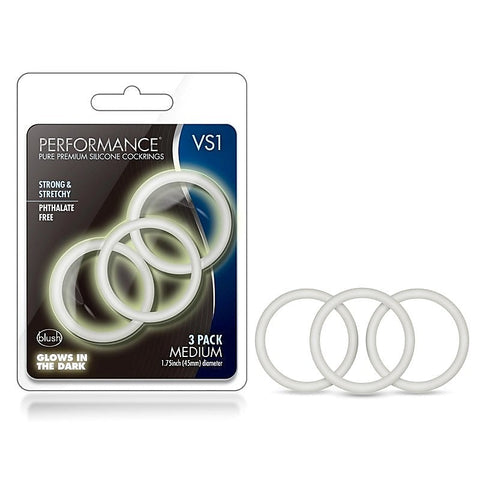 Performance VS1 Silicone Cock Ring by Blush Novelties