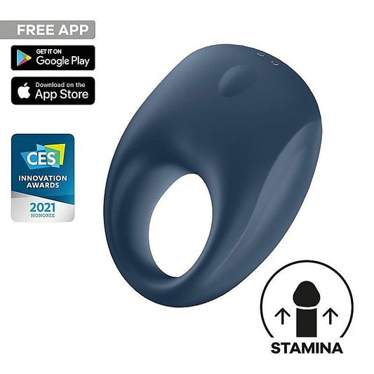 Strong One App Connected Penis Ring Vibrator by Satisfyer