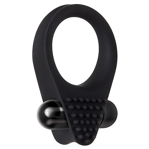 Black Knight Vibrating Cock Ring by Evolved