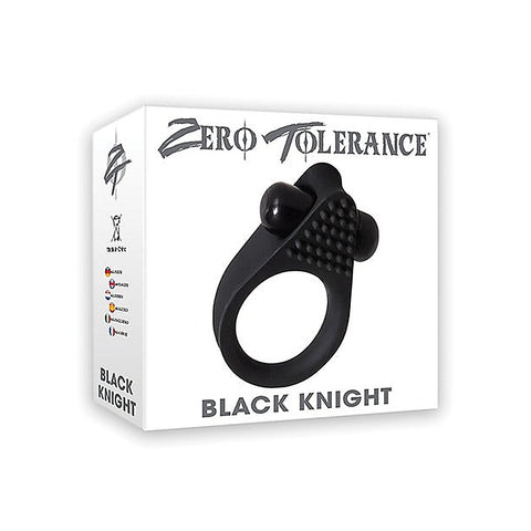 Black Knight Vibrating Cock Ring by Evolved