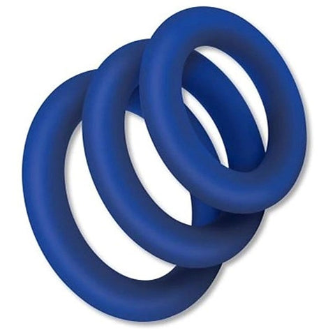 Solo Extra Thick Silicone Cock Ring 3 Pack by Xgen Products