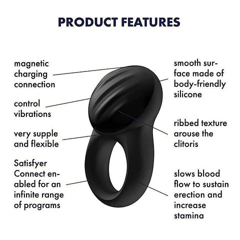 Signet Mobile App Control Vibrating Cock Ring by Satisfyer