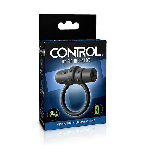 Sir Richards Control Vibrating Silicone Men's Cock Ring