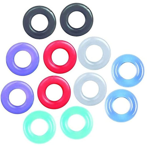Baller's Dozen 12 Stretchy Cock Rings by Icon Brands