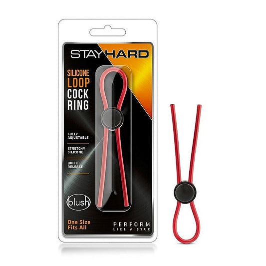 Stay Hard Silicone Loop Cock Ring by Blush Novelties