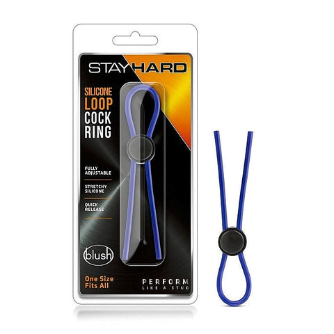 Stay Hard Silicone Loop Cock Ring by Blush Novelties